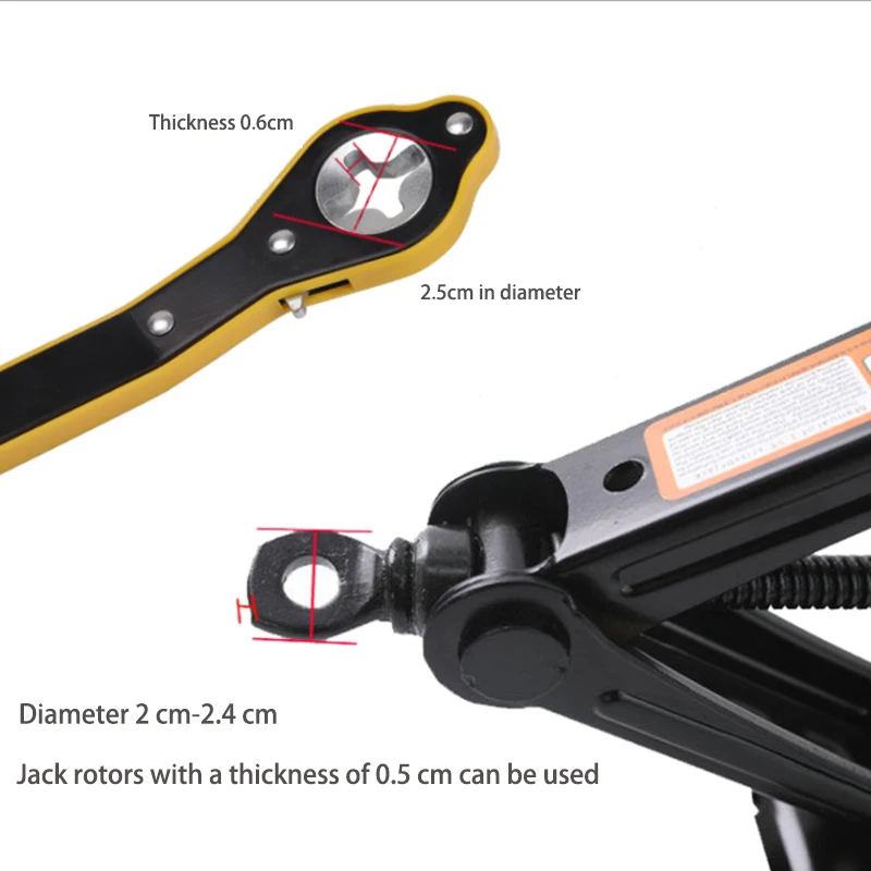 Автоматический энергосберегающий ключ с храповым механизмом ножничный домкрат
