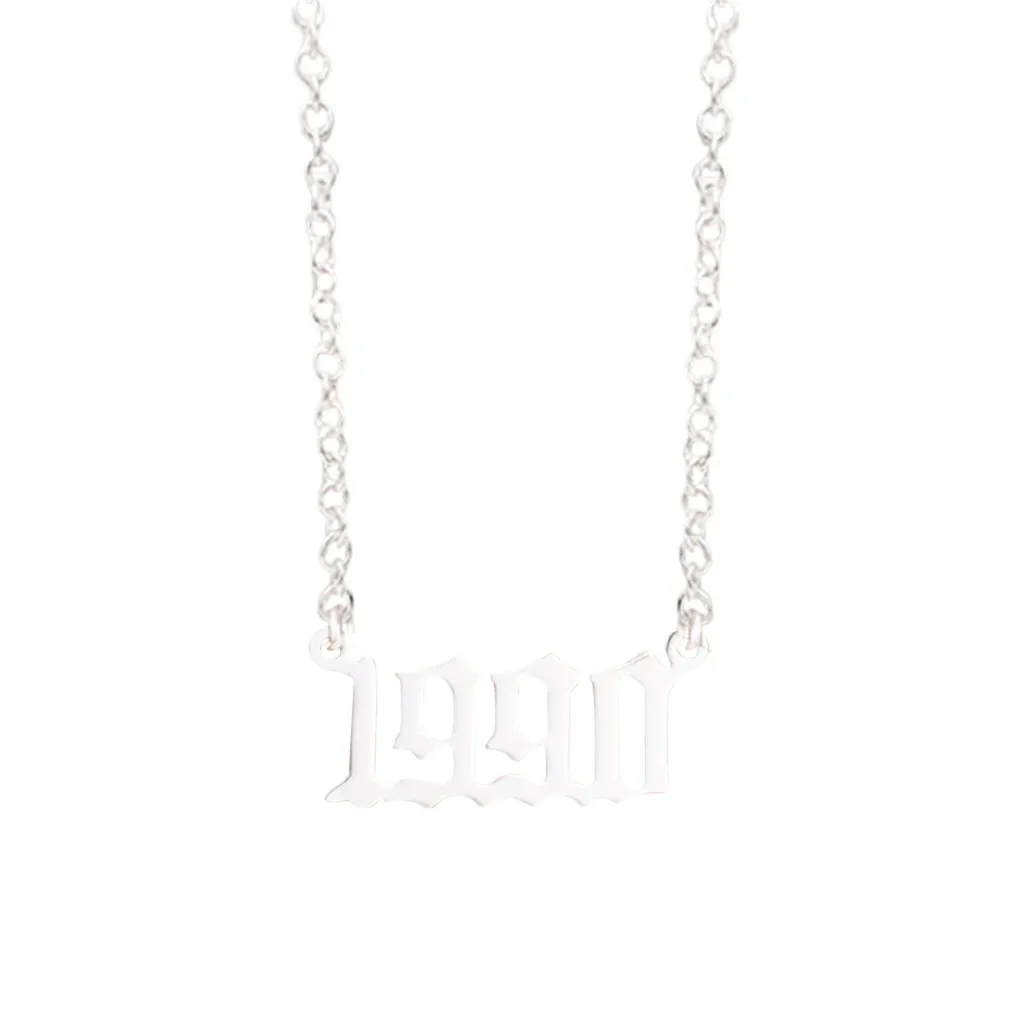 Пользовательское имя шрифт завораживающее ожерелье персонализированные