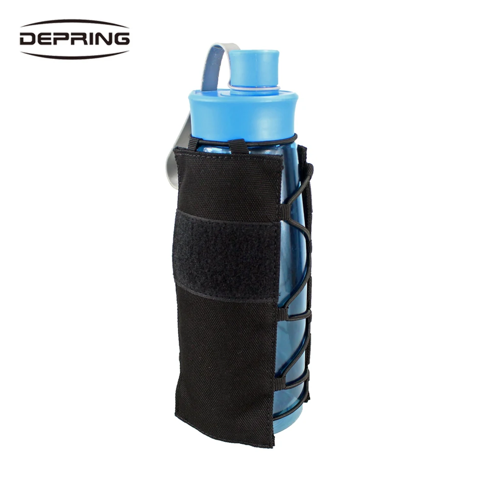 0.5L-2L Molle тактическая бутылка для воды 1000D нейлоновая Военная Бутылка Регулируемая Крышка чайника для охоты пешего туризма альпинизма путешествия