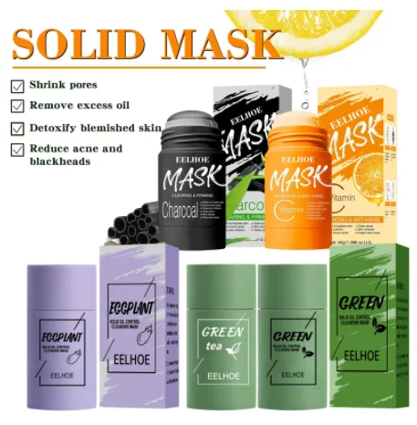 

Очищающая маска для красоты лица Кожа, зеленый чай, Очищающая маска для лица, Стик, очищает поры, грязь, увлажнение, увлажнение, отбеливание, ...