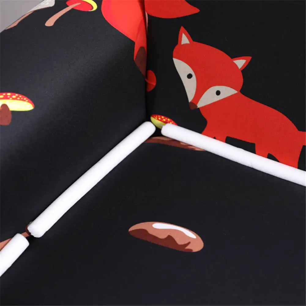 Черный эластичный чехол для дивана в гостиную с цветами мягкие элегантные чехлы