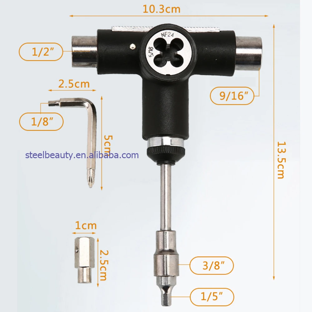Горячая Распродажа инструмент для скейтборда многофункциональный роликовый