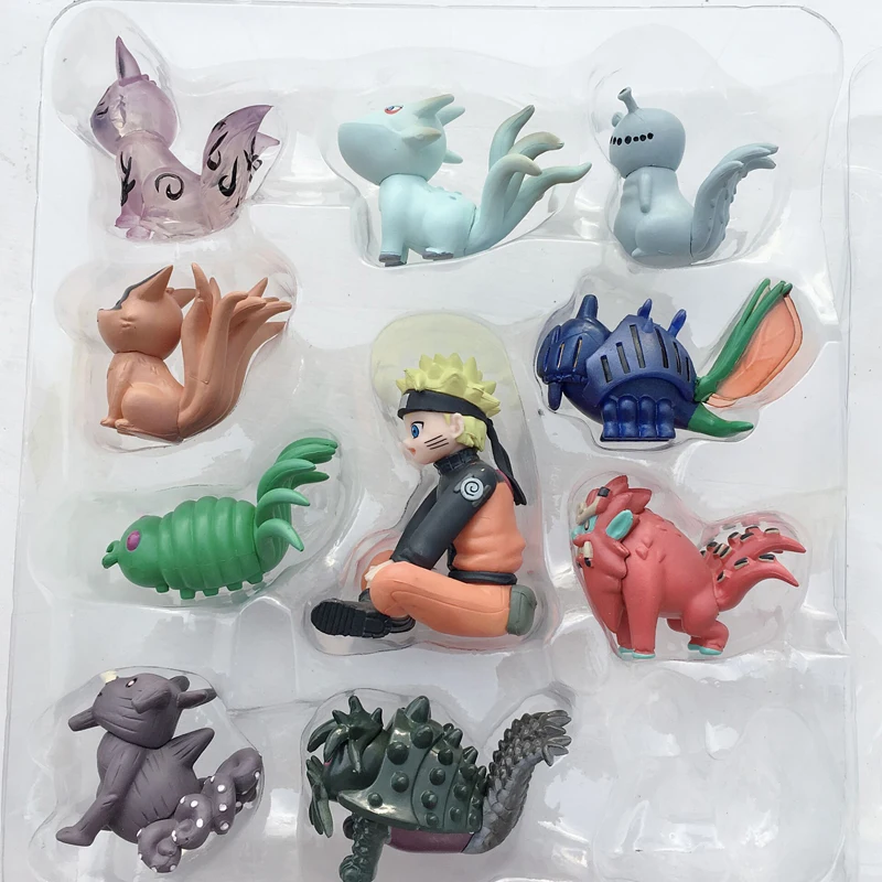 

10pcs Boruto Bijuu Uzumaki Boruto Kurama kyuubi Action Figure Figuraines Collectible Model Toy T30