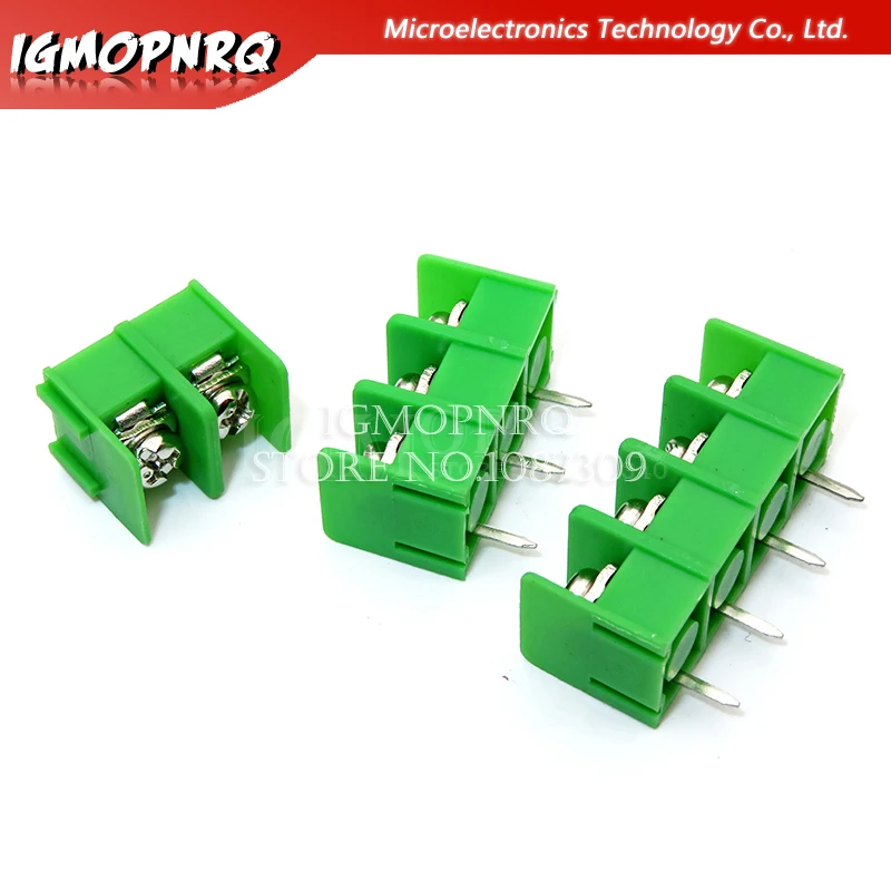 100 шт. KF7.62 2P 3P 4P коннектор винтовой сращенный шаг 7 62 мм 2PIN 3PIN 4PIN для Arduino - купить по