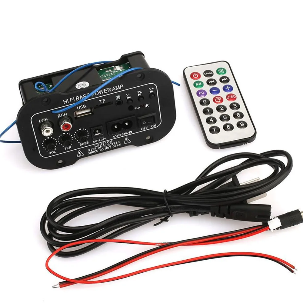 220 В универсальный автомобильный Bluetooth усилитель для автомобиля HIFI аудио