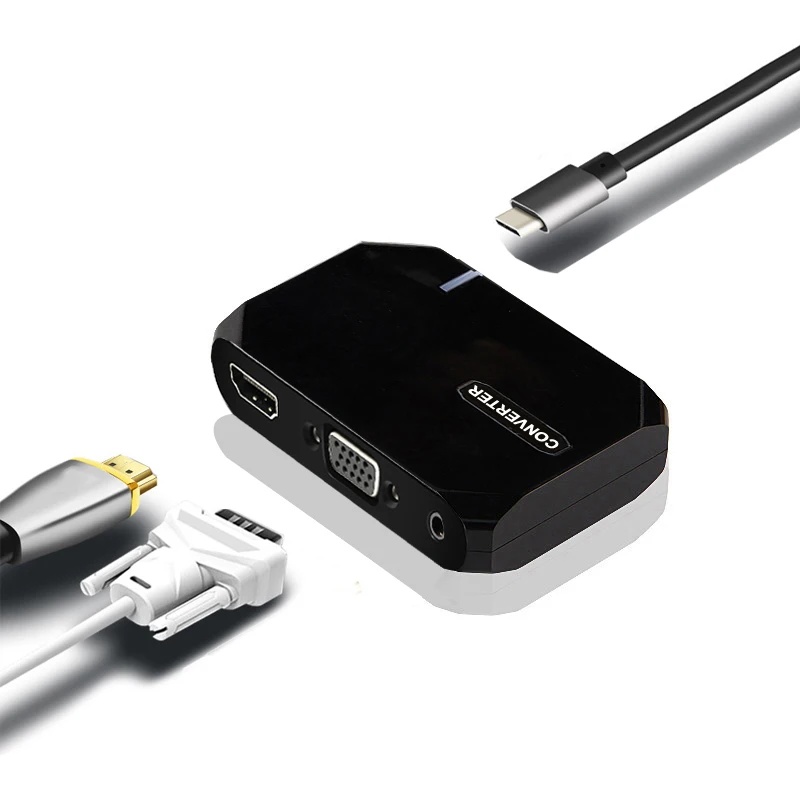 Беспроводной Wifi+ USB кабель для передачи данных 2в1 HDMI VGA Allshare Cast Airplay видео адаптер для huawei Xiaomi iOS Android Phone Link to tv