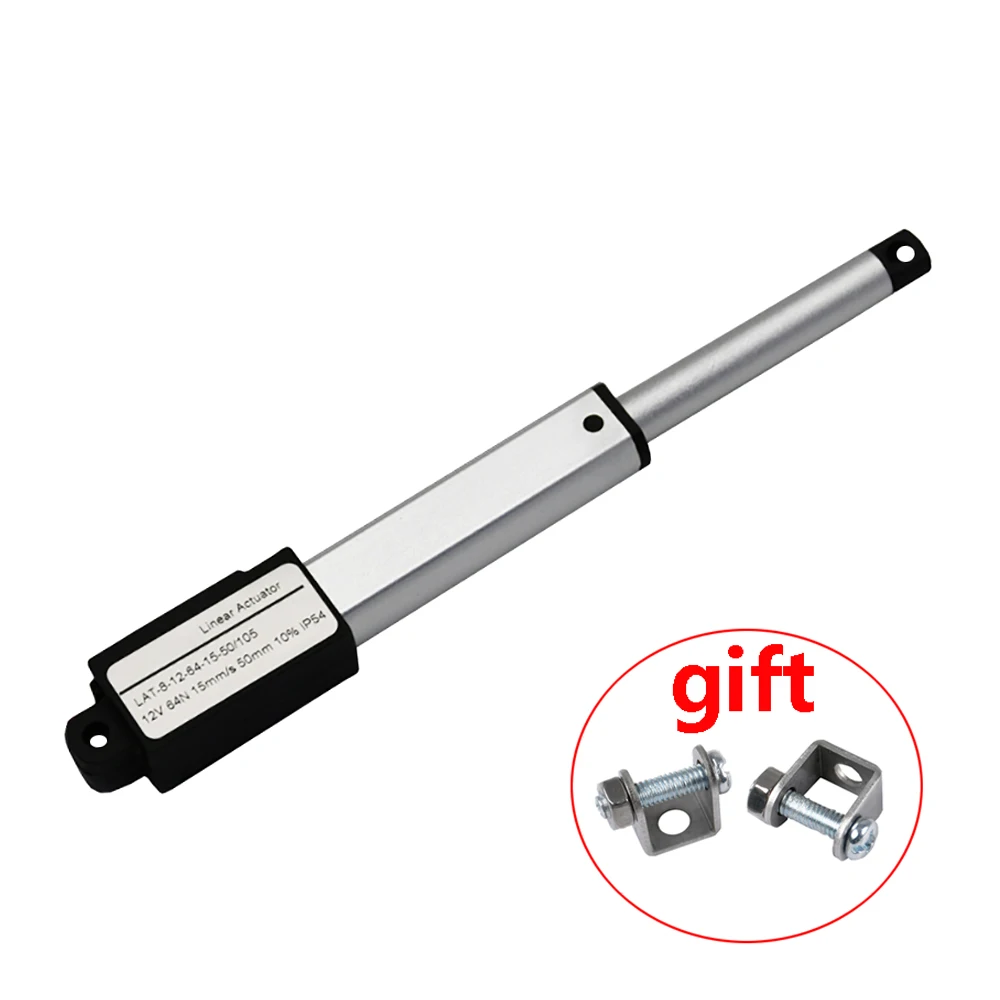 

DC 12V Micro Linear Actuators 30mm 50mm Stroke Aluminum Alloy Electric Linear Actuator Electric Linear Motor 30mm/s 50mm/s Speed