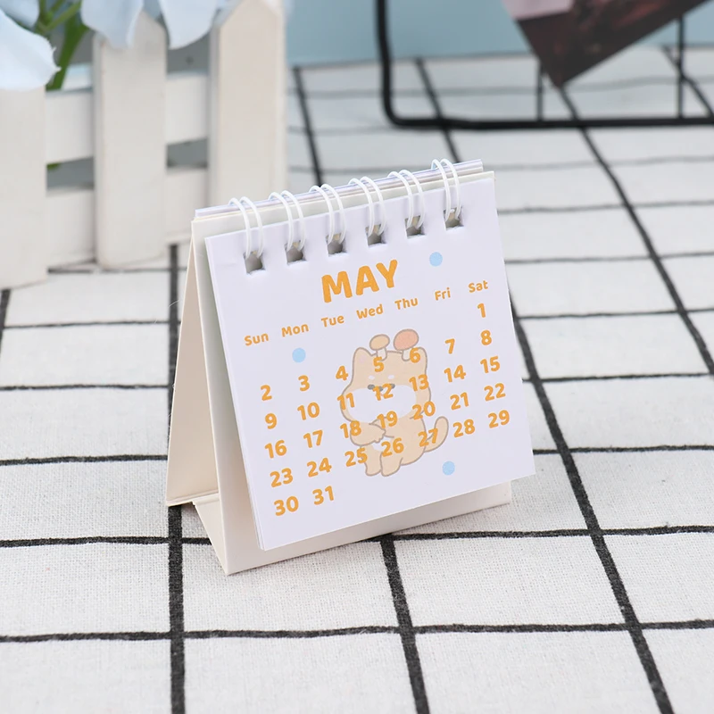 2021 мини юбка пачка Портативный Настольный календарь офиса школы дома аксессуары