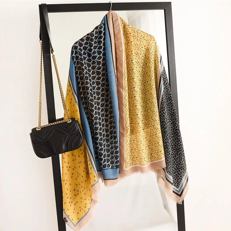 

2020 New Four seasons female beach Headband muffler lady Fashion Shawl Women Superior quality scarves Leopard Print cotton scarf