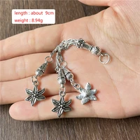 junkang 9cm popular turkey 6 leaf flower rosary pendant diy handmade necklace jewelry accessories