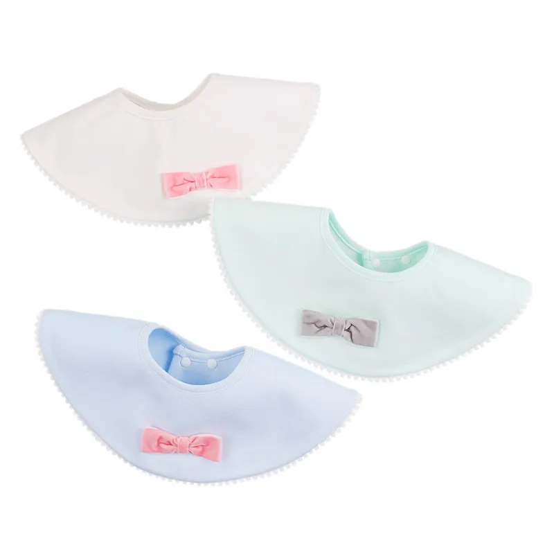 New Cotton Flower Baby Girls Bib 360 Round Bibs For Cute Mouth Towel Infant Boys Saliva Clothing | Детская одежда и обувь