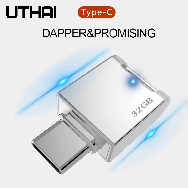 Флэш-накопитель UTHAI C12 Type-C OTG USB3.0 флэш-накопитель для смартфона мини Usb-карта