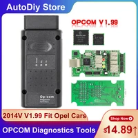 opcom v1 99 ft232rq 2014v diagnotsic tools cable for opel all models cars can bus op com full fault code reader