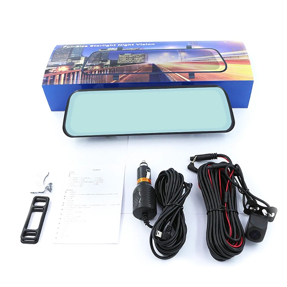 

Maiyue star 2K 1440P+AHD 1080P Car DVR 12-inch Hisilicon Streaming Media Dual Lens Recorder Sony HD Night Vision Camera