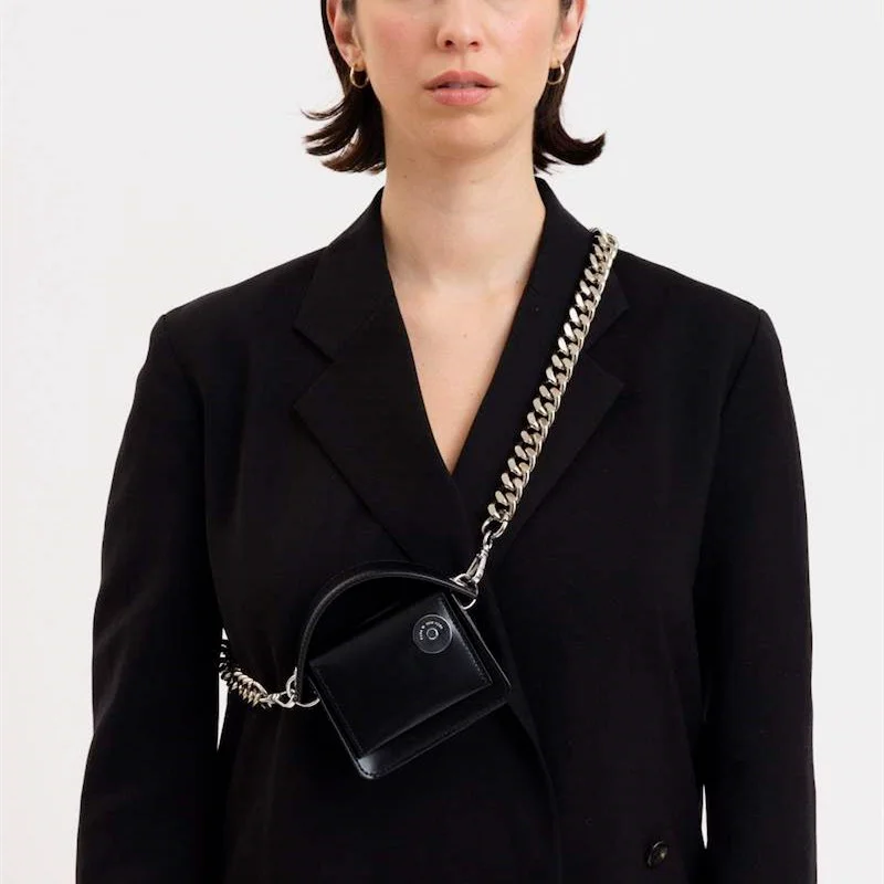 

Clutches Female 2021 Designer Lipstick Purse Women Hand Bags Small Black Crossbody Bag Thick Chain Leather Bag Mini Shoulder Bag