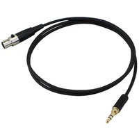 3 5mm jack to 3pin mini xlr female for bm800 pc headphone mixer microphone stereo camera amplifier 0 3m