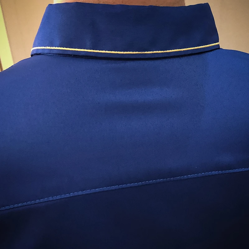 Мужская приталенная рубашка черная серая белая зеленая повседневная