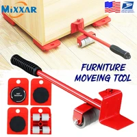 zk30 dropshipping home furnitures mover accessories heavy object hand tool set roller transport for sofa bed cabinet wheel bar
