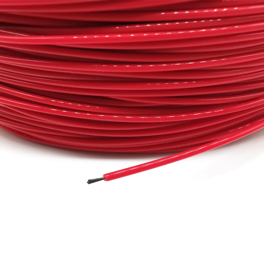 100 метров 133ohm 3k PTFE огнестойкий нагревательный кабель из углеродного волокна нагревательный провод DIY специальный нагревательный кабель для отопления