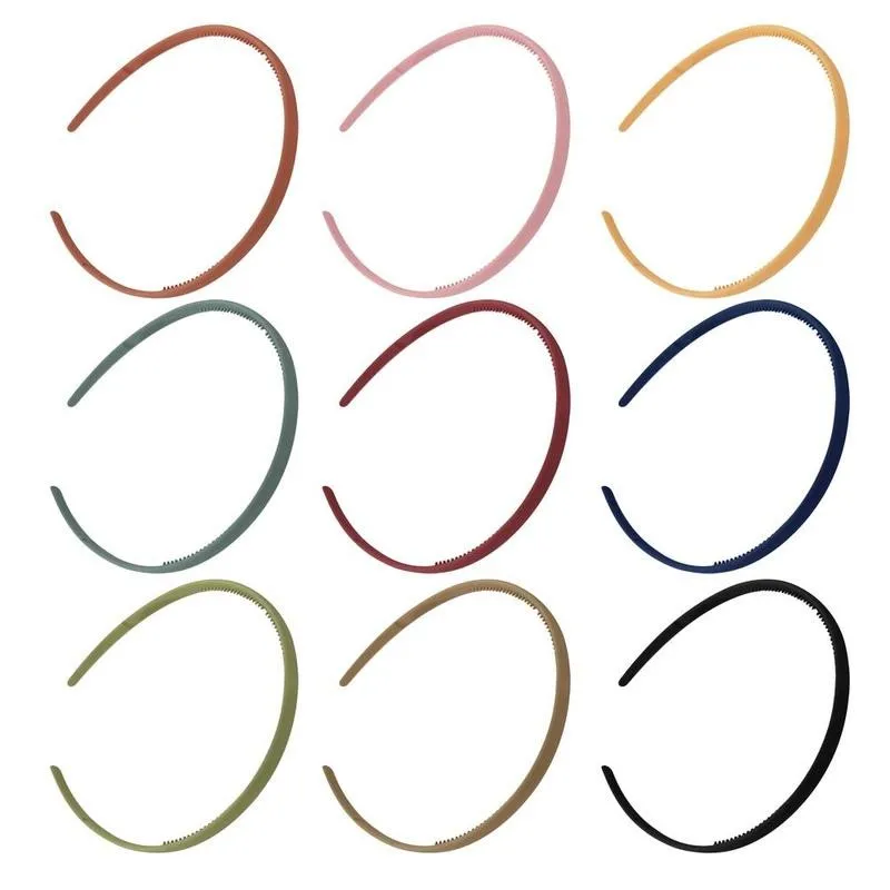 

1pcs Women Hair Hoop Hair Accessories Color Girls Hairband Hair Hoop Fashion Thin Edge Hairband Headwear For Women