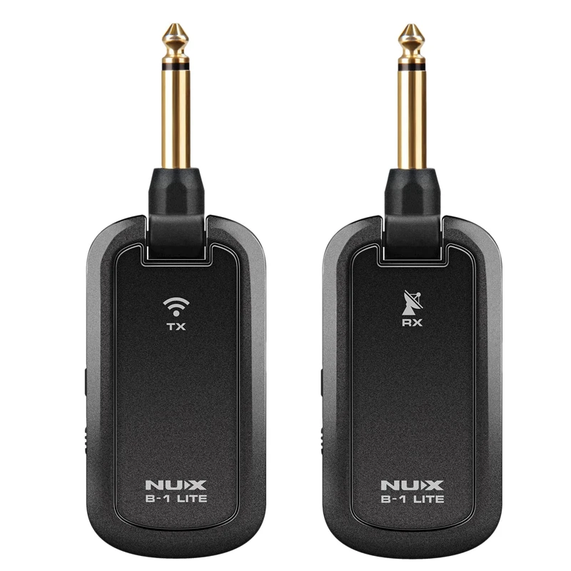 

NUX B-1 Lite Guitar Wireless System 2.4Ghz,Latency,Anti Wifi Interference,Rechargeable Wireless Guitar Transmitter Receiver