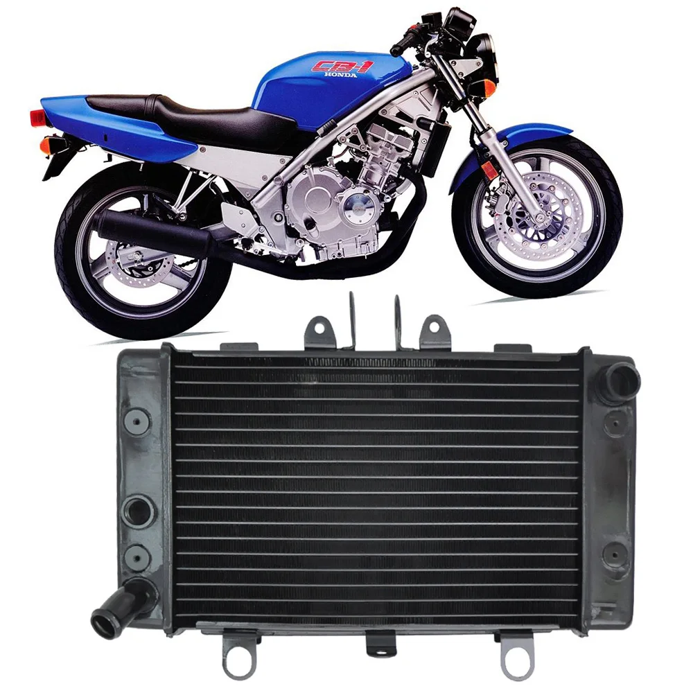 Motorcycle Engine Radiator For Honda CB400 CB-1 CB400F NC27 1989-1992 Motor Bike Aluminium Replace Parts Cooling Cooler