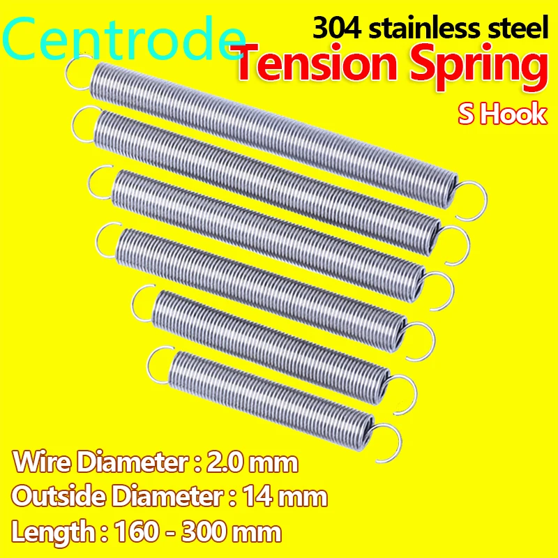 S крюк расширение пружина тяга натяжения откатная диаметр проволоки 2 0 мм