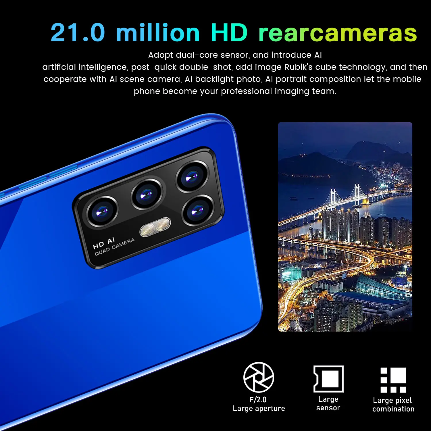 

New Arrival 2021 8 Core 4500mAh Cheap Smart Phone 5.8 Inch 18+21MP 6GB+128GB 4G 5G Double SIM Card Andriod 10 Cell Phone MTK6895