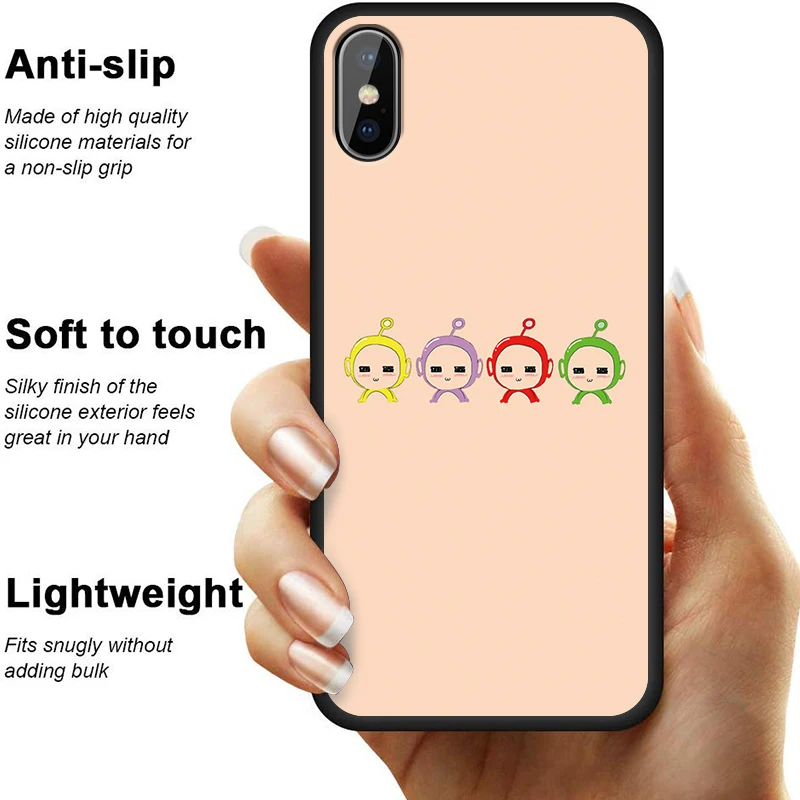 Милый мультяшный чехол для телефона iPhone XR 11 Pro XS Max X 5 5S 7 8 6 S Plus se teletubbies задняя