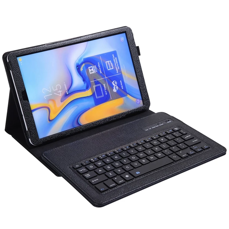 Чехол с клавиатурой Lychee для Samsung Galaxy Tab A 10 5 модель Sm T590/T595/T597 тонкий легкий