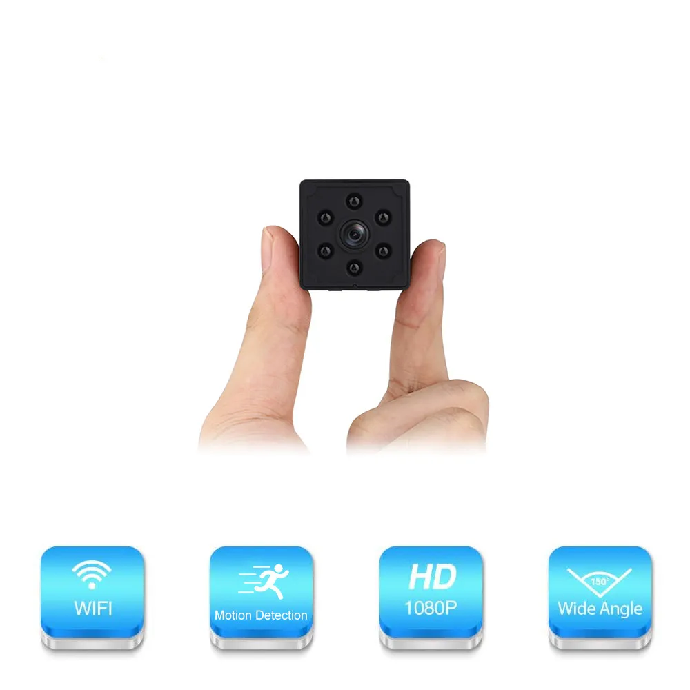 

Беспроводная мини-камера с датчиком движения, 1080P