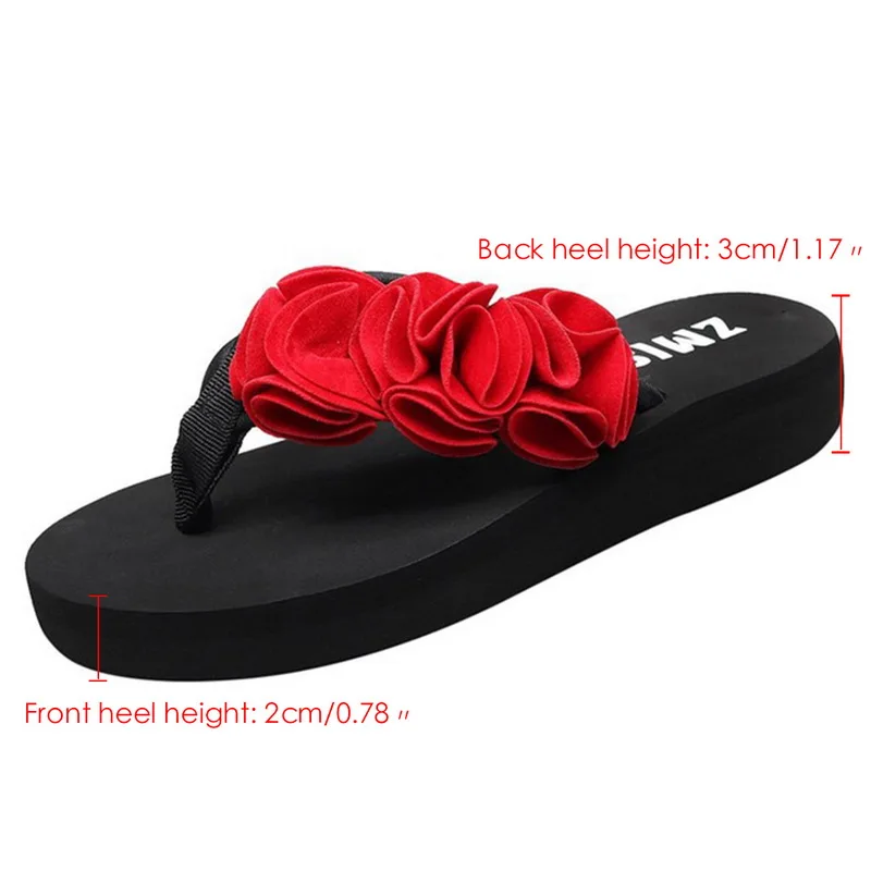 Женские шлепанцы Летние вьетнамки с цветком на ремешке женская повседневная