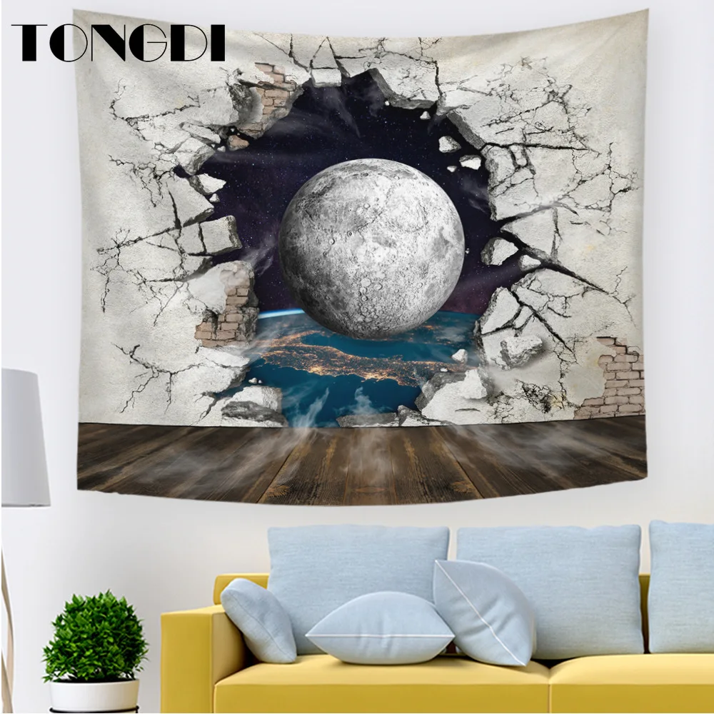 TONGDI гобелен яркий элегантный 3D узор индивидуальная фантазия современное