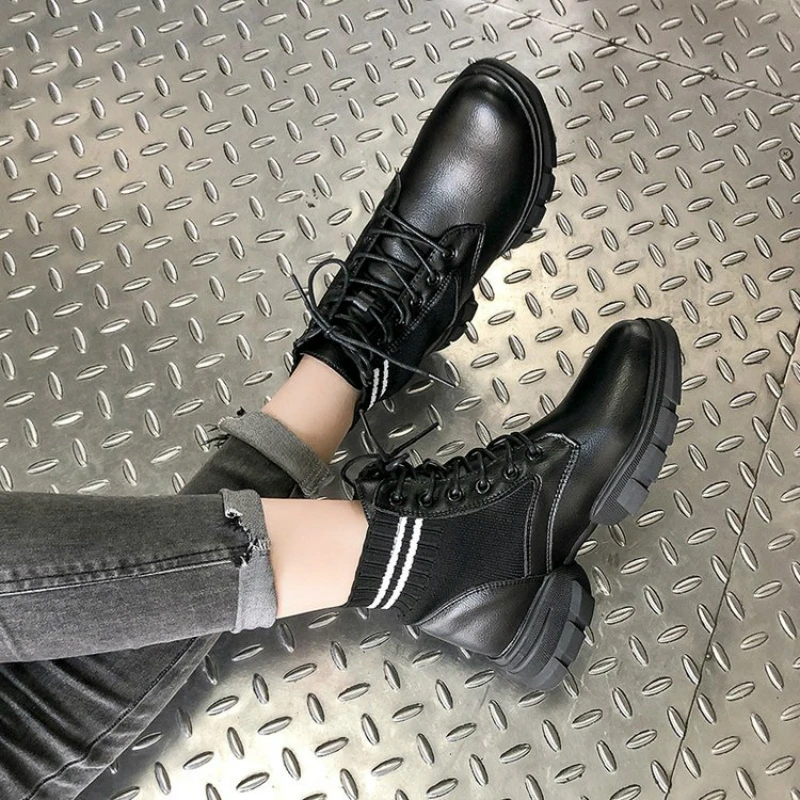 Ботинки женские зимние ботинки женская обувь 2019 г. Осень-зима CHUQING Новая модная