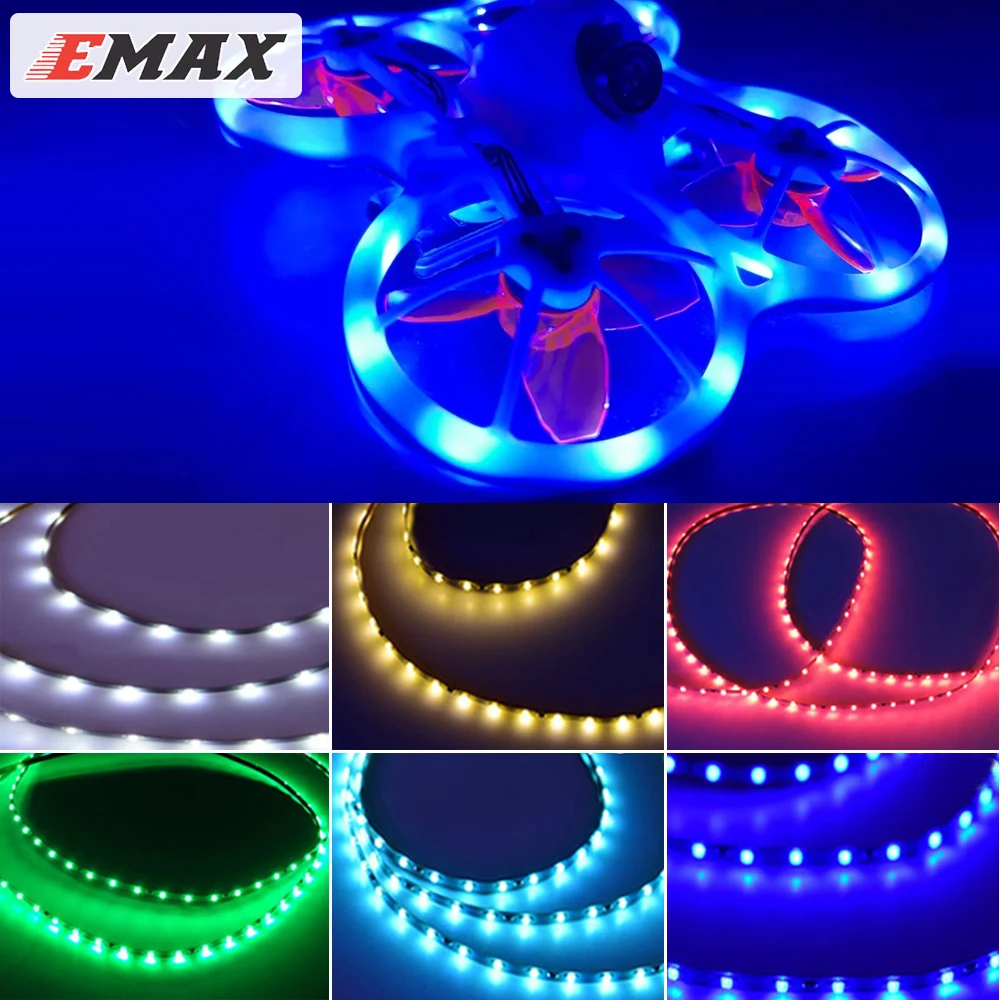 Emax Tinyhawk LED 1M 2.5mm Non-Waterproof 60 Strip Light Dream Color DC 5V led for FPV Racing RC Mini Drone | Игрушки и хобби