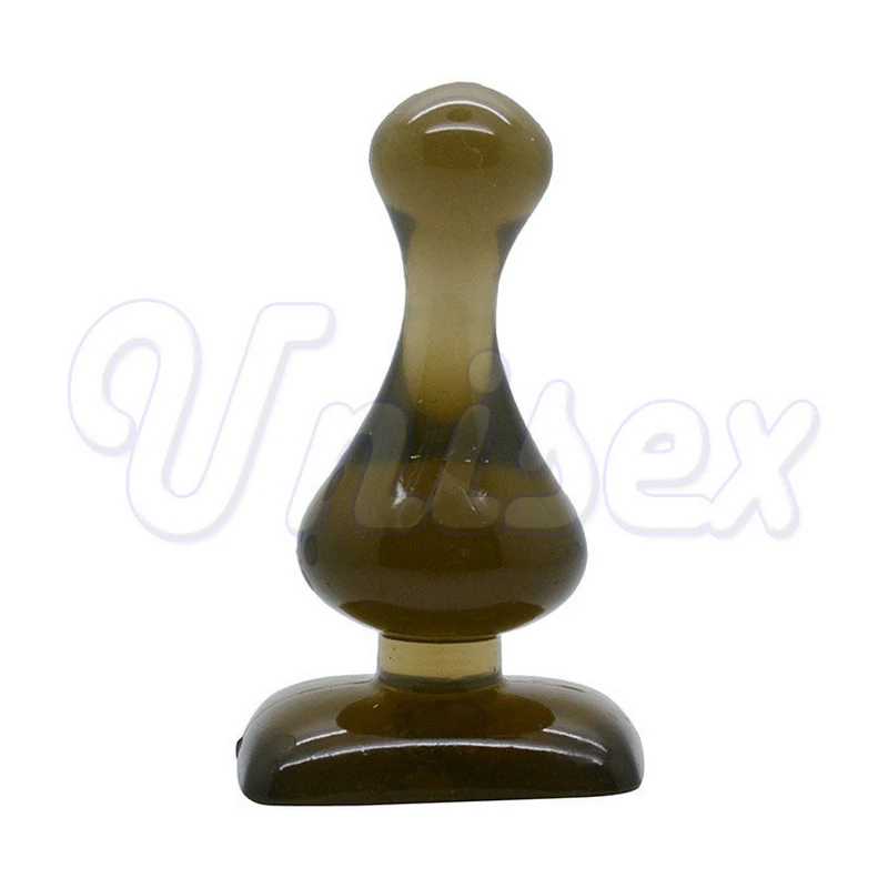 Leten Jelly Smooth Touch G-Spot Soft Anal Toys Butt Plug Insert for Beginners ( Primary ) Unisex Sex Adult Products |