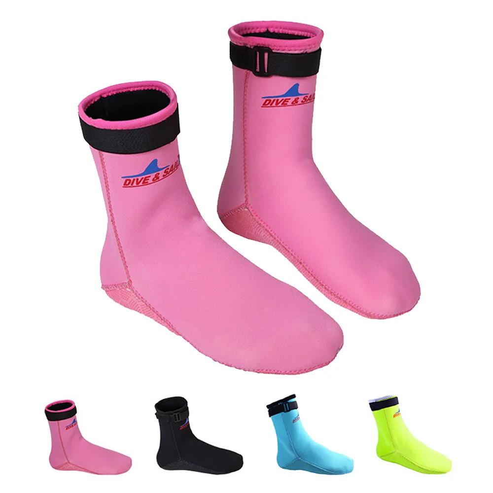 

2PC 3mm Neoprene Scuba Diving Socks Shoes Scratch Proof Non-slip Winter Water Sports Snorkeling Surfing Swimming Boots Equipment