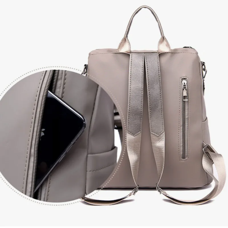 Женский рюкзак с защитой от кражи модная Водонепроницаемая школьная сумка из