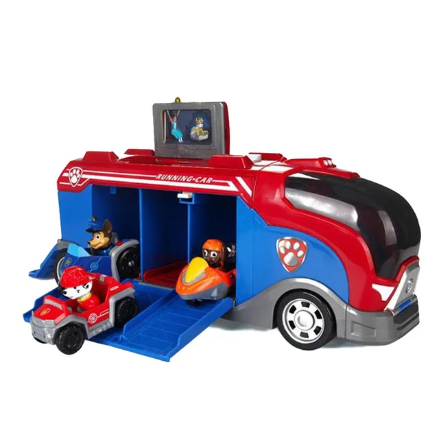 Paw Patrol Toys Set игрушечный автомобиль игрушки собака вертолет самолет Everest вытяните