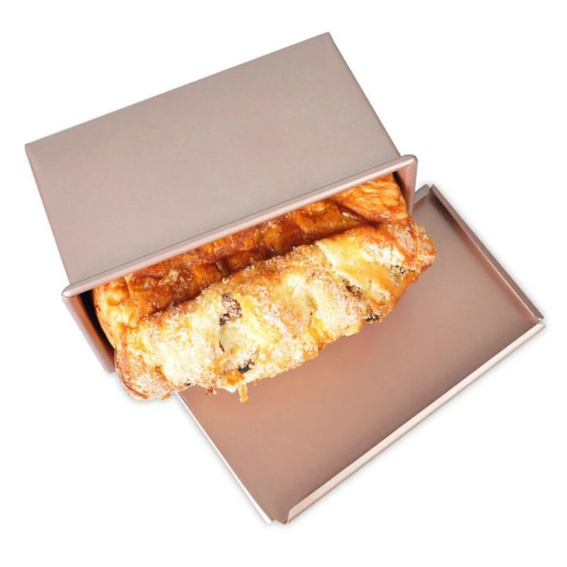 Антипригарный Чехол-коробка для выпечки хлеба с крышкой из алюминиевого сплава