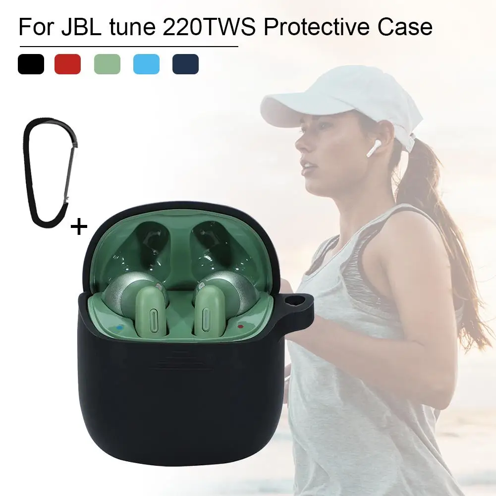 

2020 Newest Silicone Protective Cover Bluetooth Headset Protective Case For TUNE 220TWS Bluetooth 5.0 Earphone
