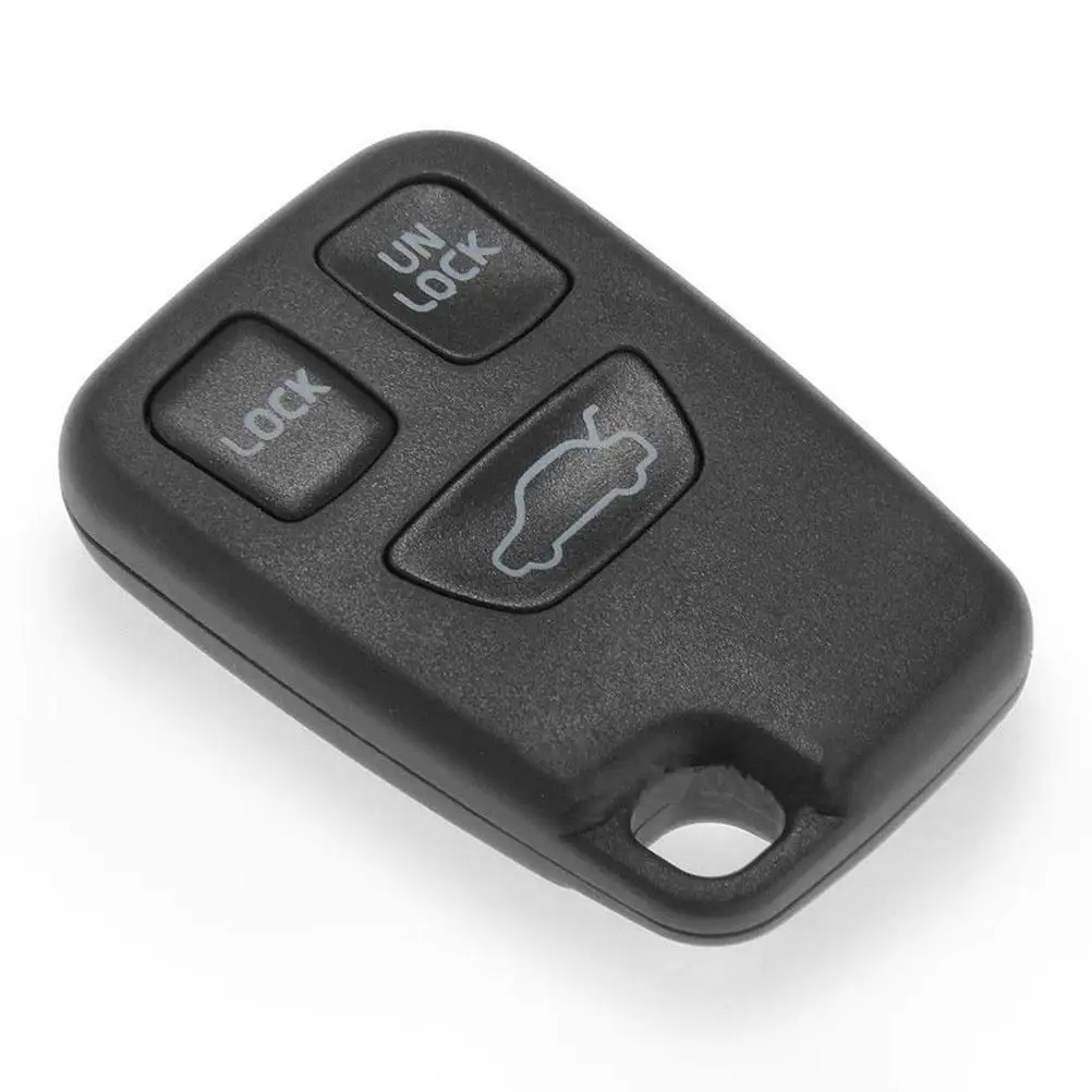 

1PCS High Quality Black ABS Replacement Remote Key Fob Case Shell Housing 3 Button for 2000 Volvo V70