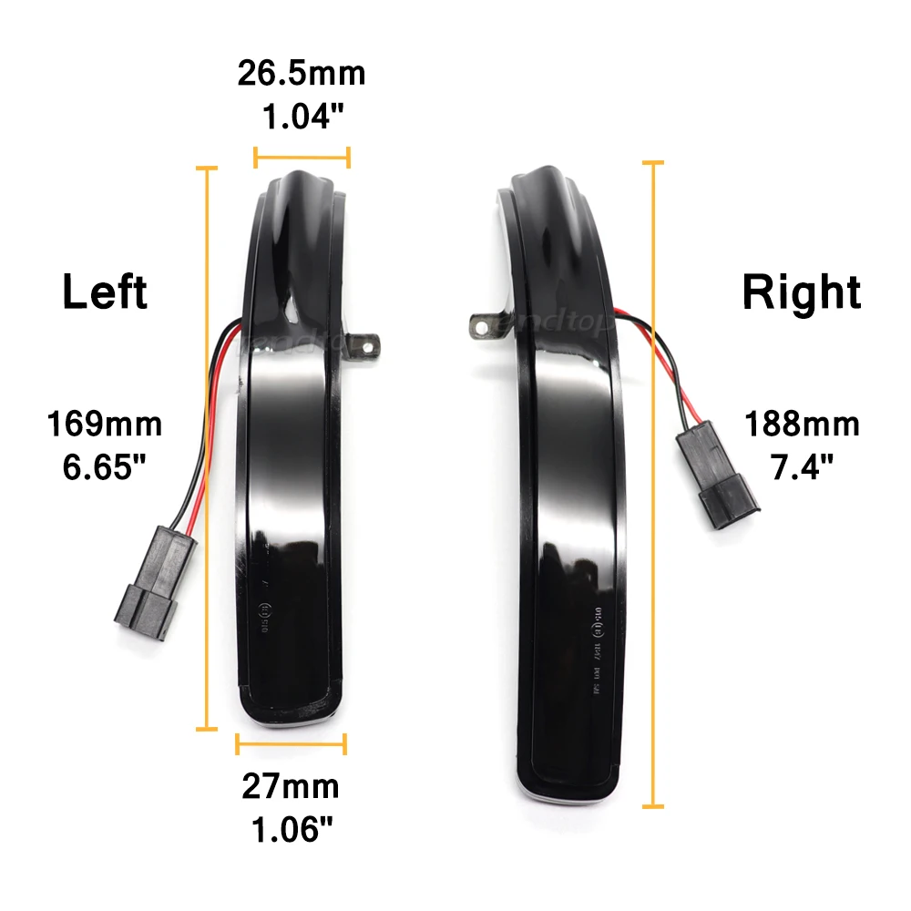 Для Ford Explorer 2011-2017 2018 2019 светодиодная полоса Мигающий Сигнал Поворота Боковой