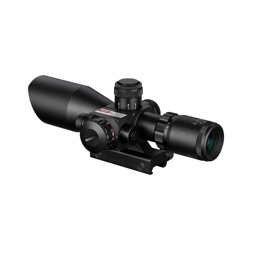 

Hunting Rifle Scope 2.5-10x40 Red Green Illuminated Mil-dot Gun RifleScopes for Tactical Sight Military Rifle Sights 20mm