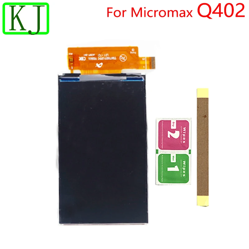 Для Micromax Q402 ЖК-дисплей сенсорный экран Переднее стекло дигитайзер сенсор Черное золото для q402 ЖК сенсорный - Цвет: LCD