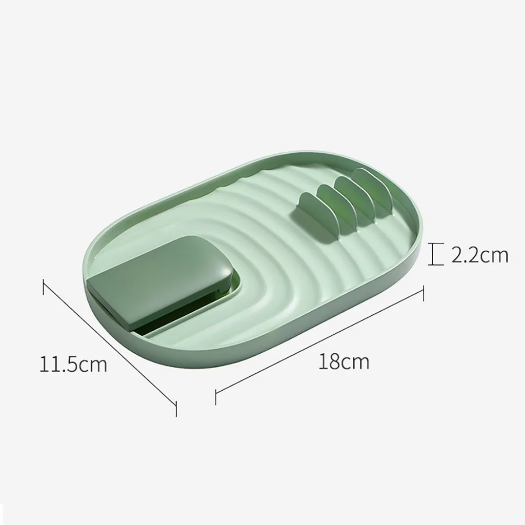 Кухонный горшок Лопата крышка Держатель Стойки нескользящий коврик с тремя