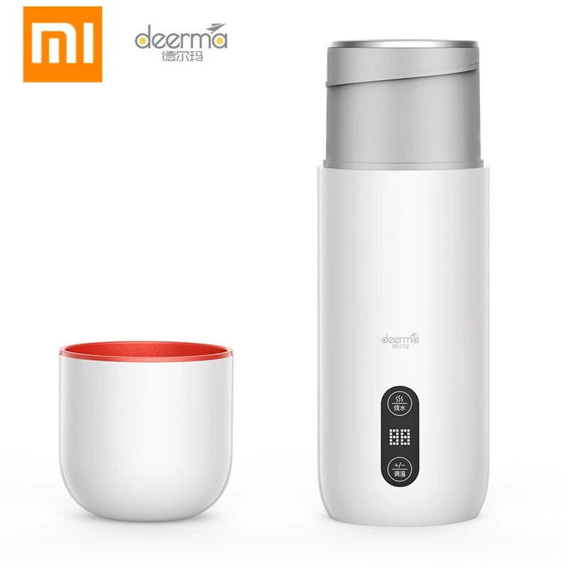 Портативная электрическая чашка для воды Xiaomi Mijia Deerma 350 мл термос тушения