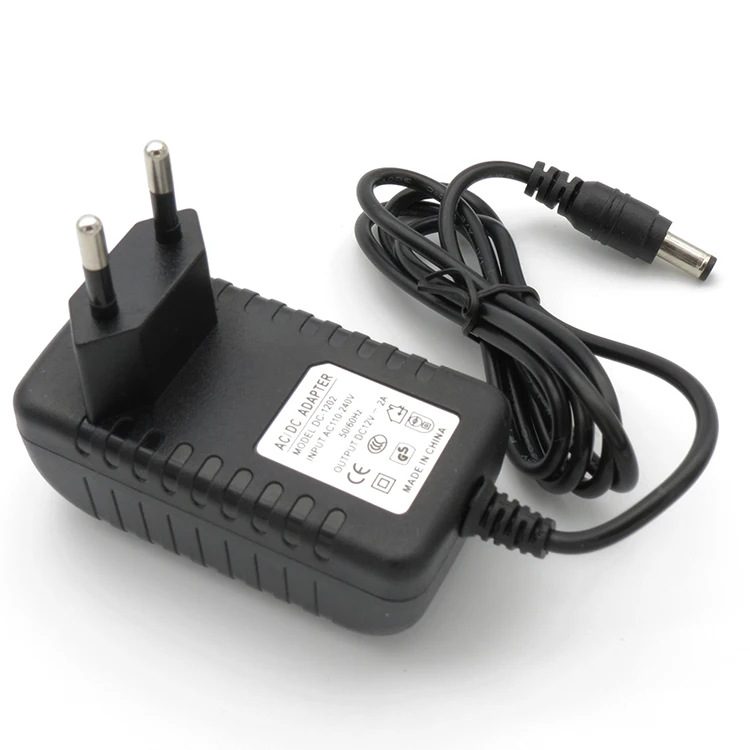 Вход AC 220-240V Выход DC 12V 1A 2A Универсальный адаптер питания зарядное устройство адаптер ЕС для прожекторов светодиодный свет полосы