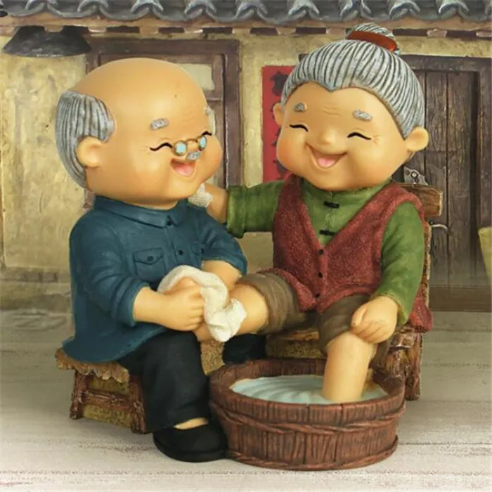 1 шт. фигурки дедушки милые влюбленные украшение в виде пары для сказочного