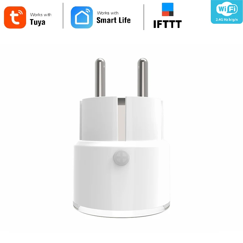 FR 16A Smart Plug умная розетка Wi Fi Франция евро вилка европейского стандарта Tuya Life App Alexa